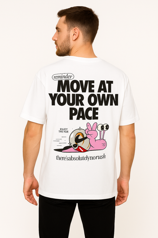 Move At Your Own Pace Oversized T-Shirt