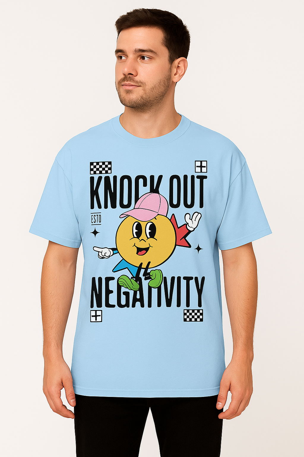 Knock Out Negativity Oversized T-Shirt