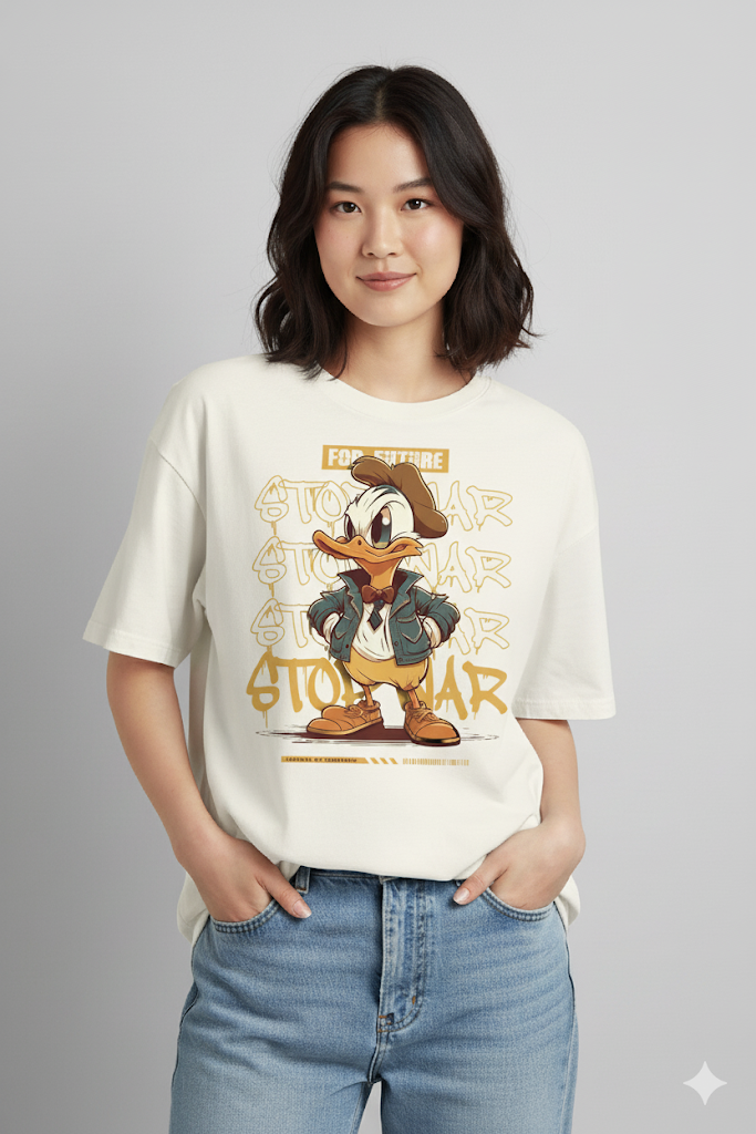 Street Star Duck Oversized T-Shirt