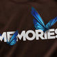 Memories Butterfly Tee – Aesthetic minimal oversized graphic streetwear tee
