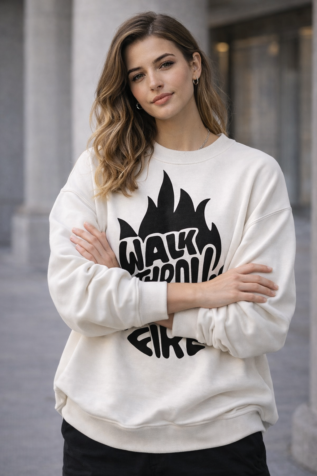 Walk Through the Fire – Statement Sweatshirt
