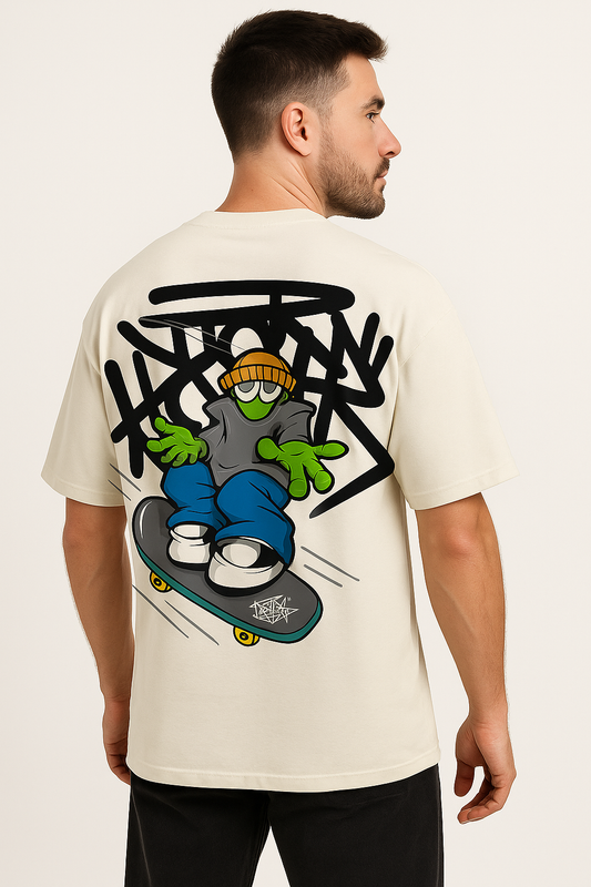 Graffiti Skater Oversized T-Shirt