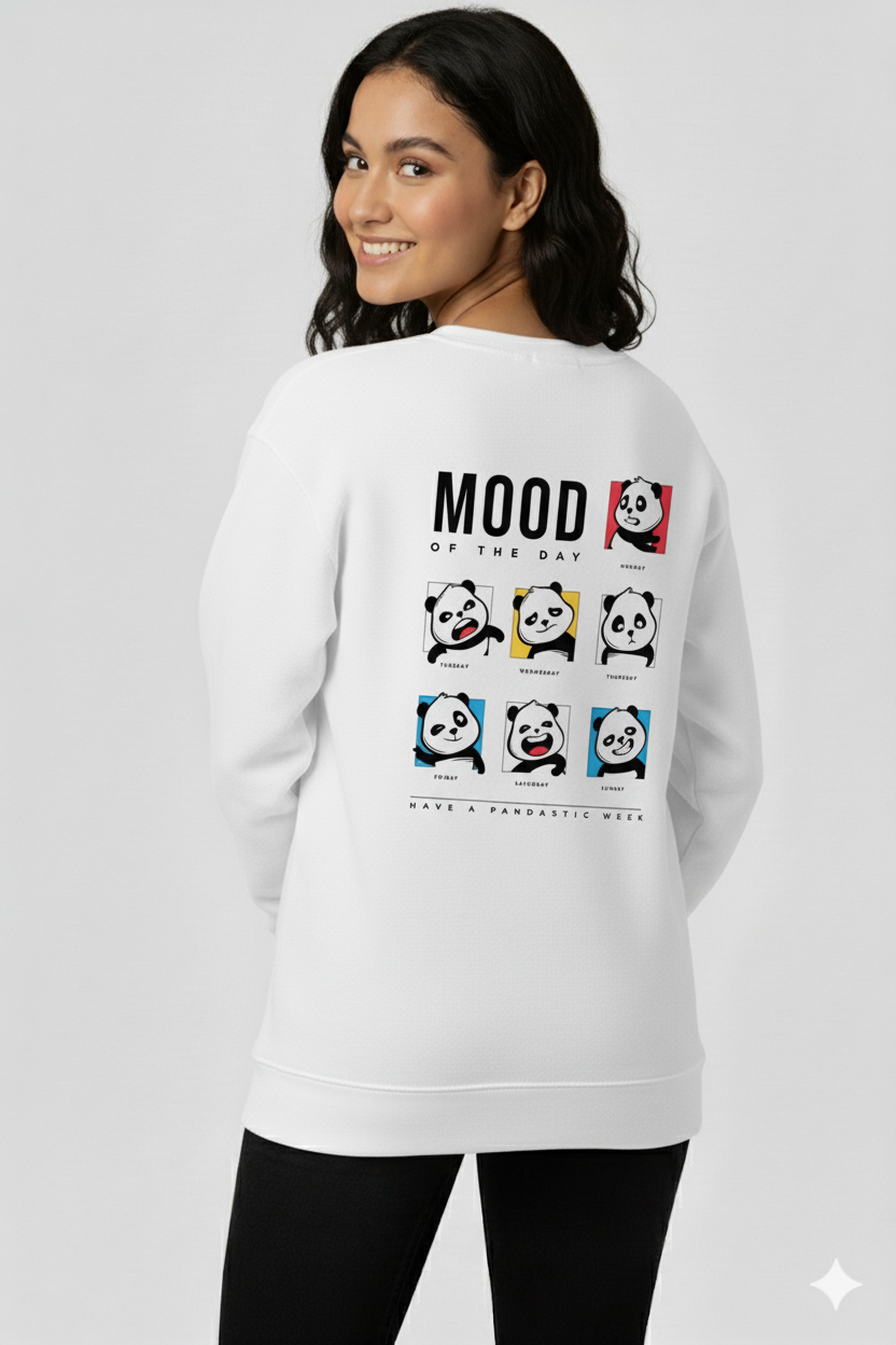 Cute Panda Expression Oversized T-Shirt