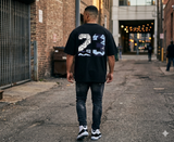 23 Graphic Oversized T-Shirt – Premium Streetwear Back Print Tee (Black)