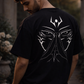 Mystic Eyes Back Print Oversized T-Shirt for Men – Black Streetwear Graphic Tee