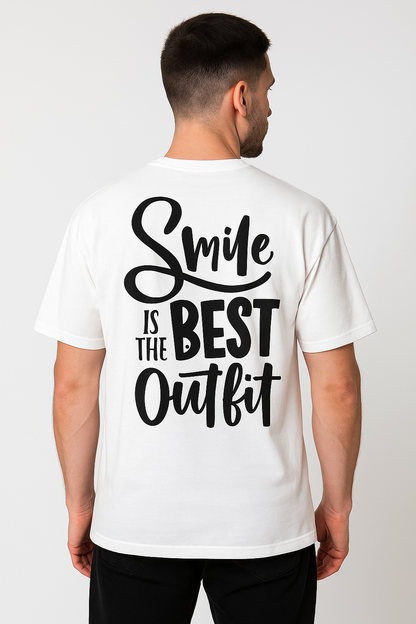 Smile Is the Best Outfit Oversized T-Shirt