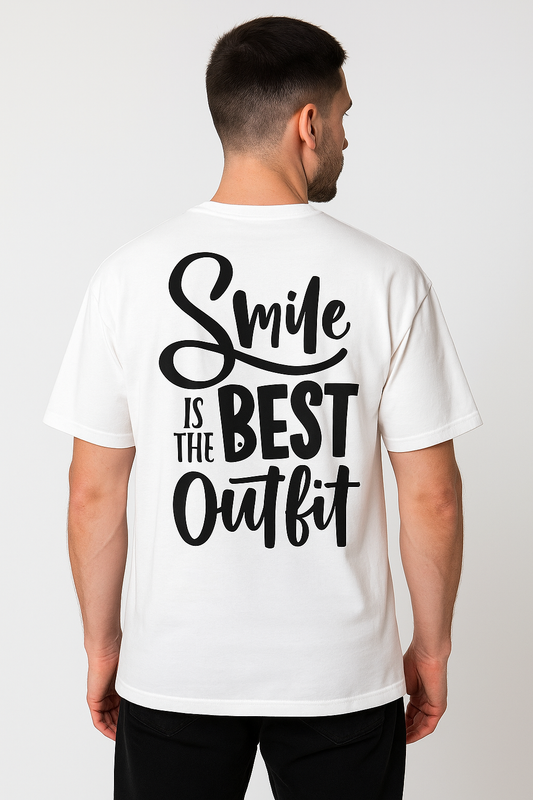 Smile Is the Best Outfit Oversized T-Shirt