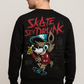 Skater Wolf Streetwear Sweatshirt