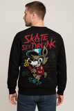 Skater Wolf Streetwear Sweatshirt